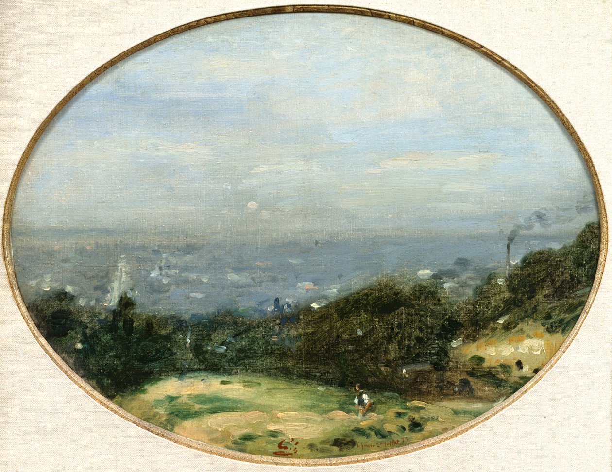ले हावरे का दृश्य, 1875 द्वारा एडोल्फ फेलिक्स कैलस