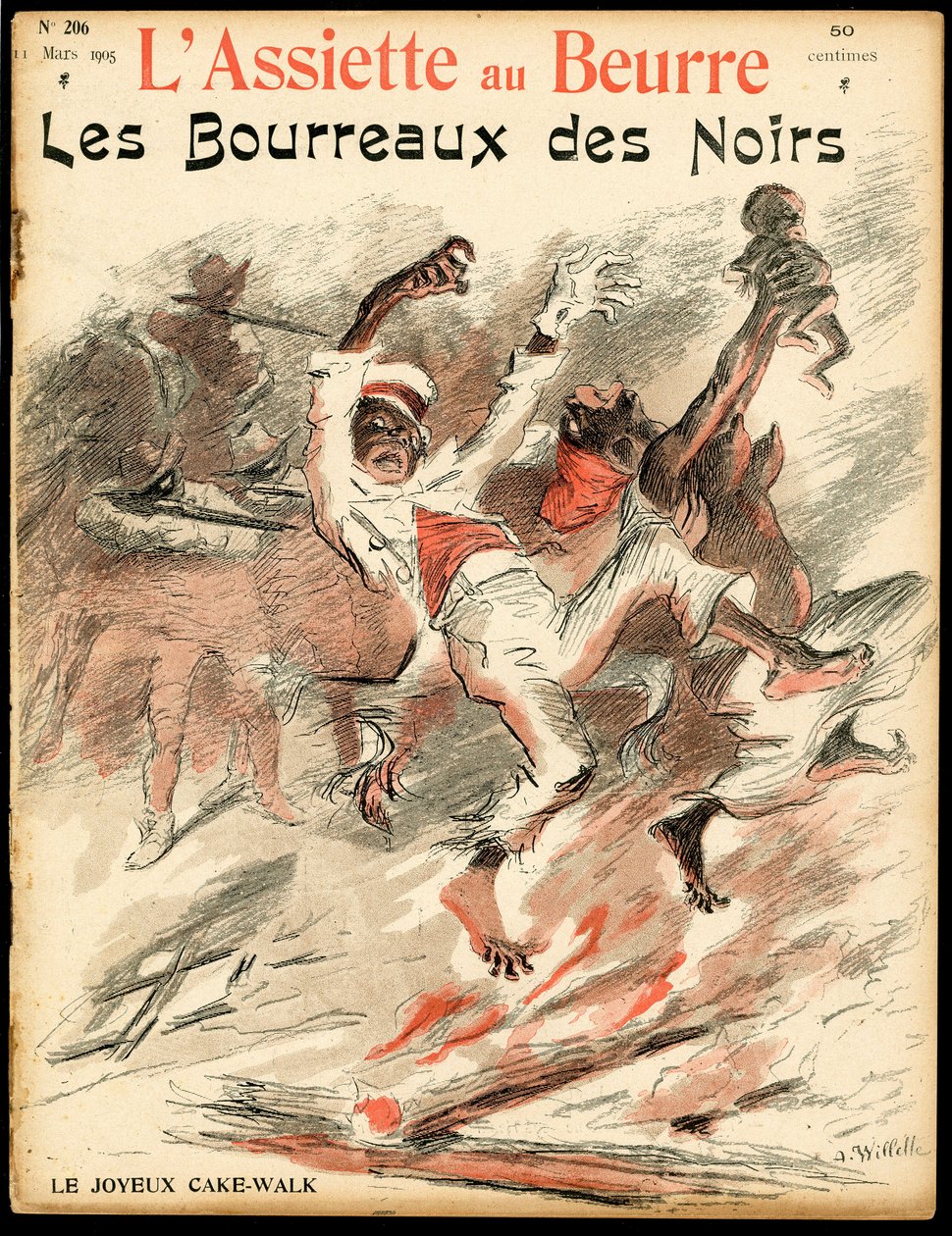"" L'Plate au Beurre"" का कवर, नंबर 199, रंगों में व्यंग्य द्वारा एडोल्फ लियोन विलेट