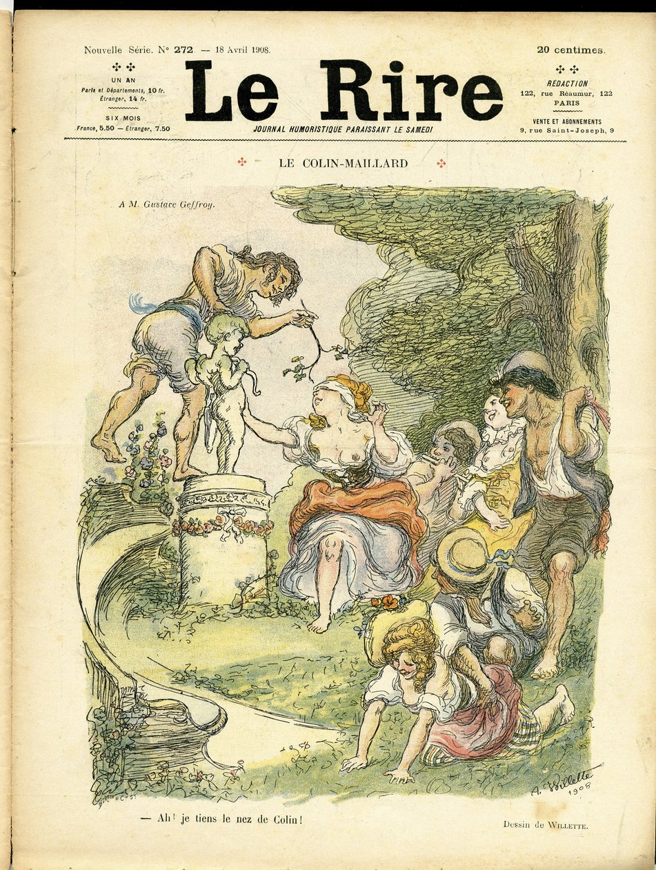 ले रीयर के कवर के लिए एडॉल्फ़ डिट विलेट (1857-1926) का चित्रण द्वारा एडोल्फ लियोन विलेट