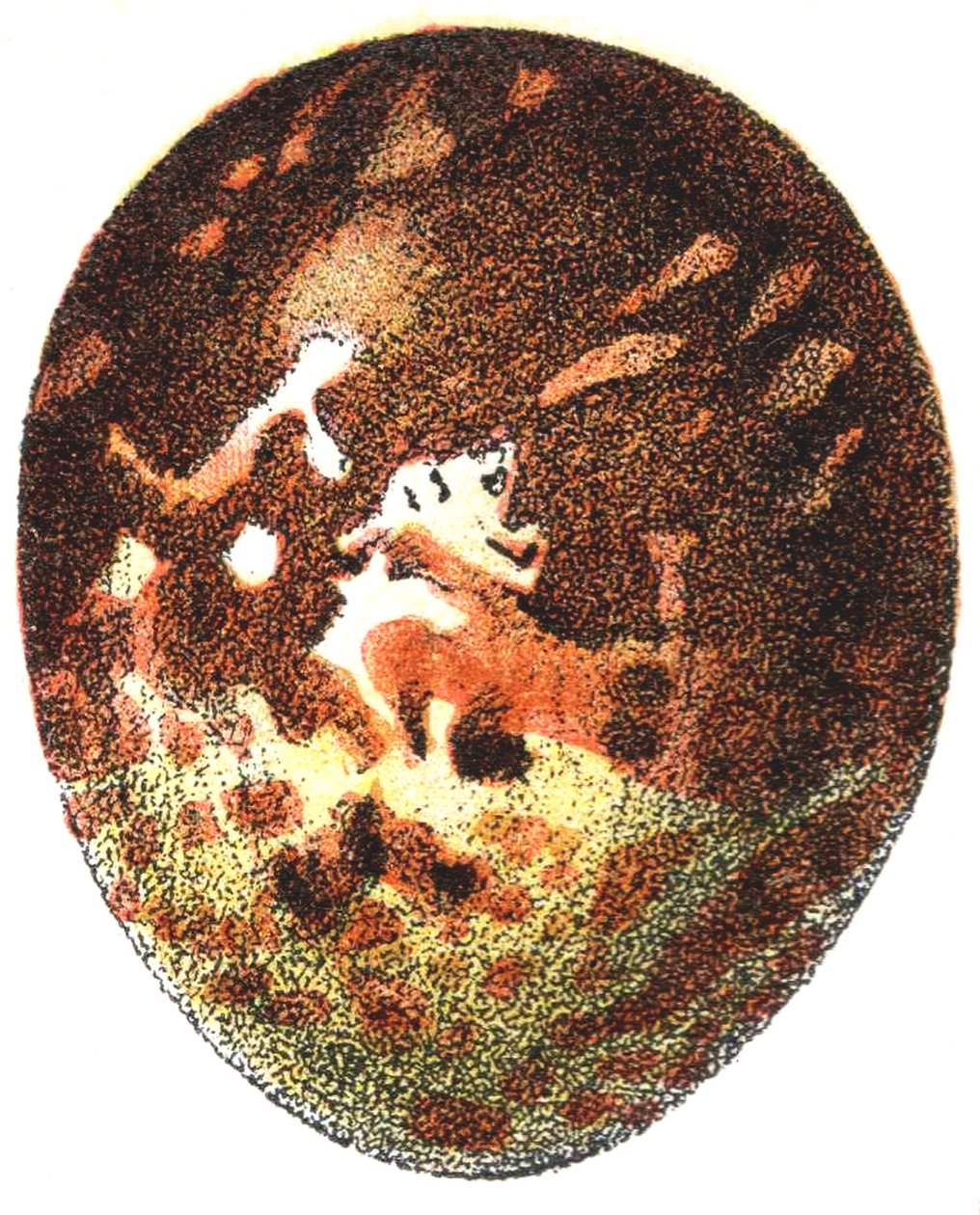एग ऑफ ए हनी बज़र्ड (पर्निस एपीवोरस), 1923 द्वारा एडोल्फ फिलिप मिलोट