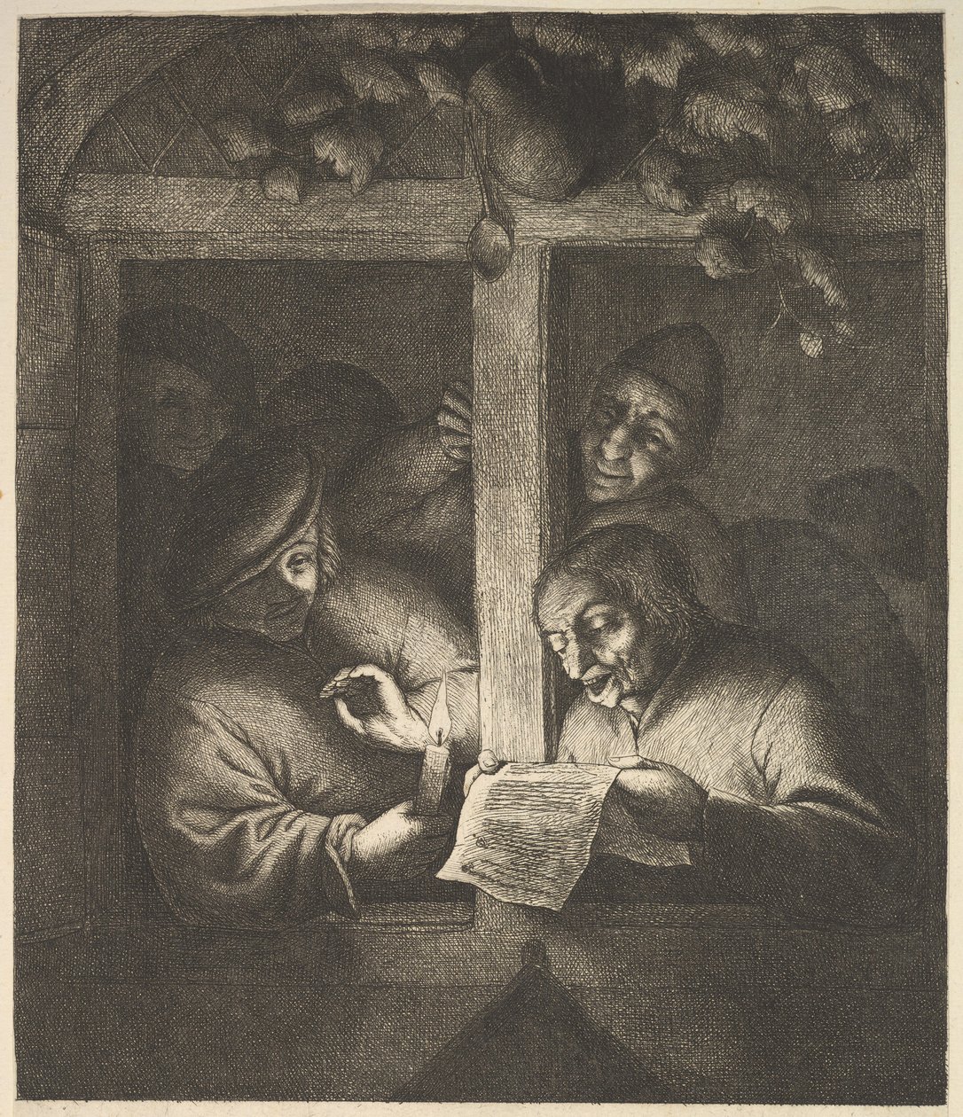 विंडो पर गायक, 1610-85 द्वारा एड्रिएन जंज़। वैन ओस्टेड