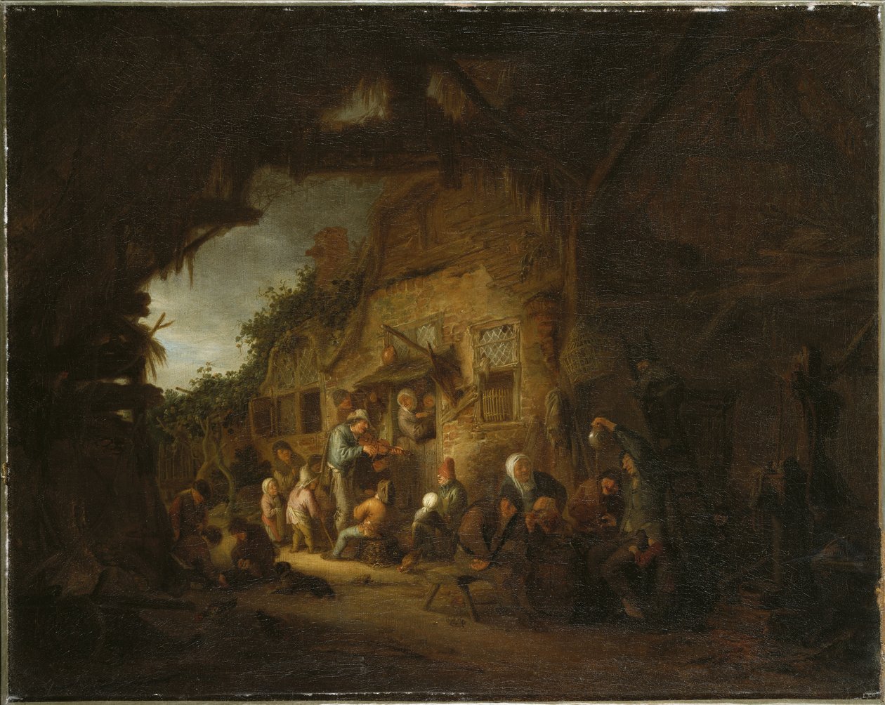 द ओल्ड फिडलर, 1641 द्वारा एड्रिएन जंज़। वैन ओस्टेड