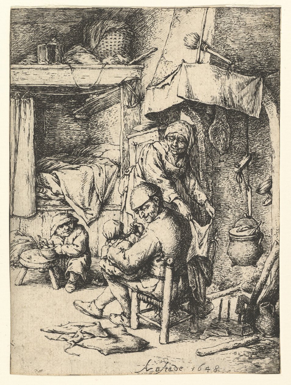 पैटर परिवार, 1648। द्वारा एड्रिएन जंज़। वैन ओस्टेड