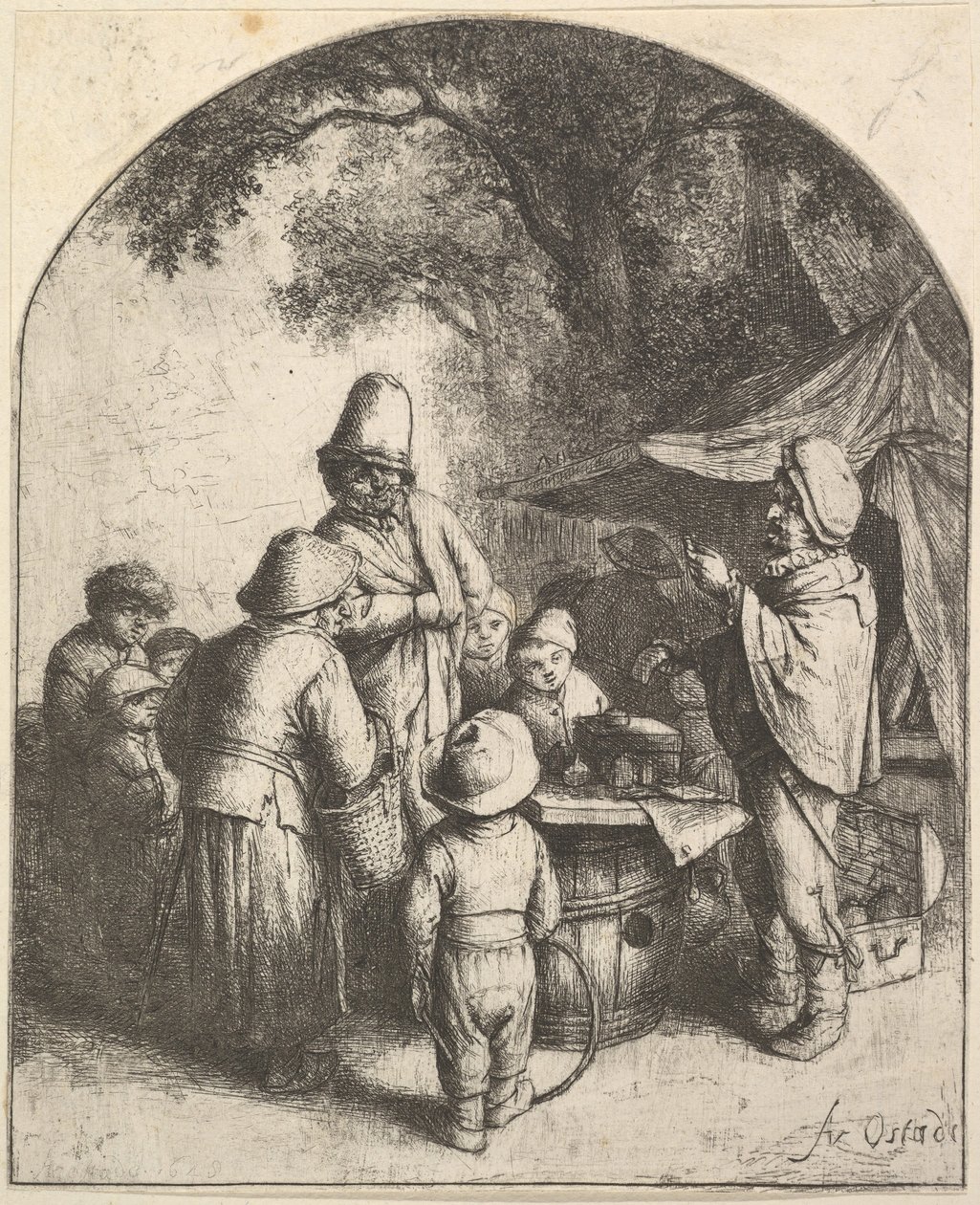 द क्वैक, 1610-85। द्वारा एड्रिएन जंज़। वैन ओस्टेड