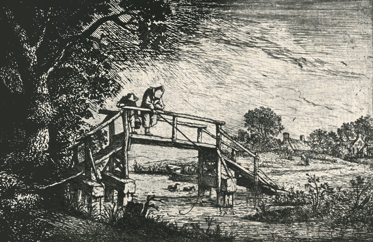 द एंगलर, 1906। द्वारा एड्रिएन जंज़। वैन ओस्टेड