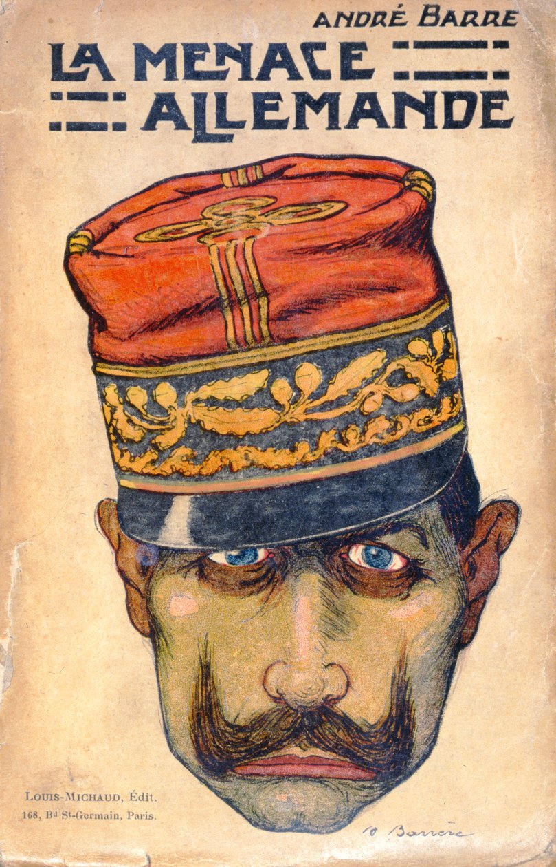 &39;द जर्मन मेंस&39; कैसर विल्हेम II (1859-1941) c.1909 द्वारा एड्रियन बैरेरे