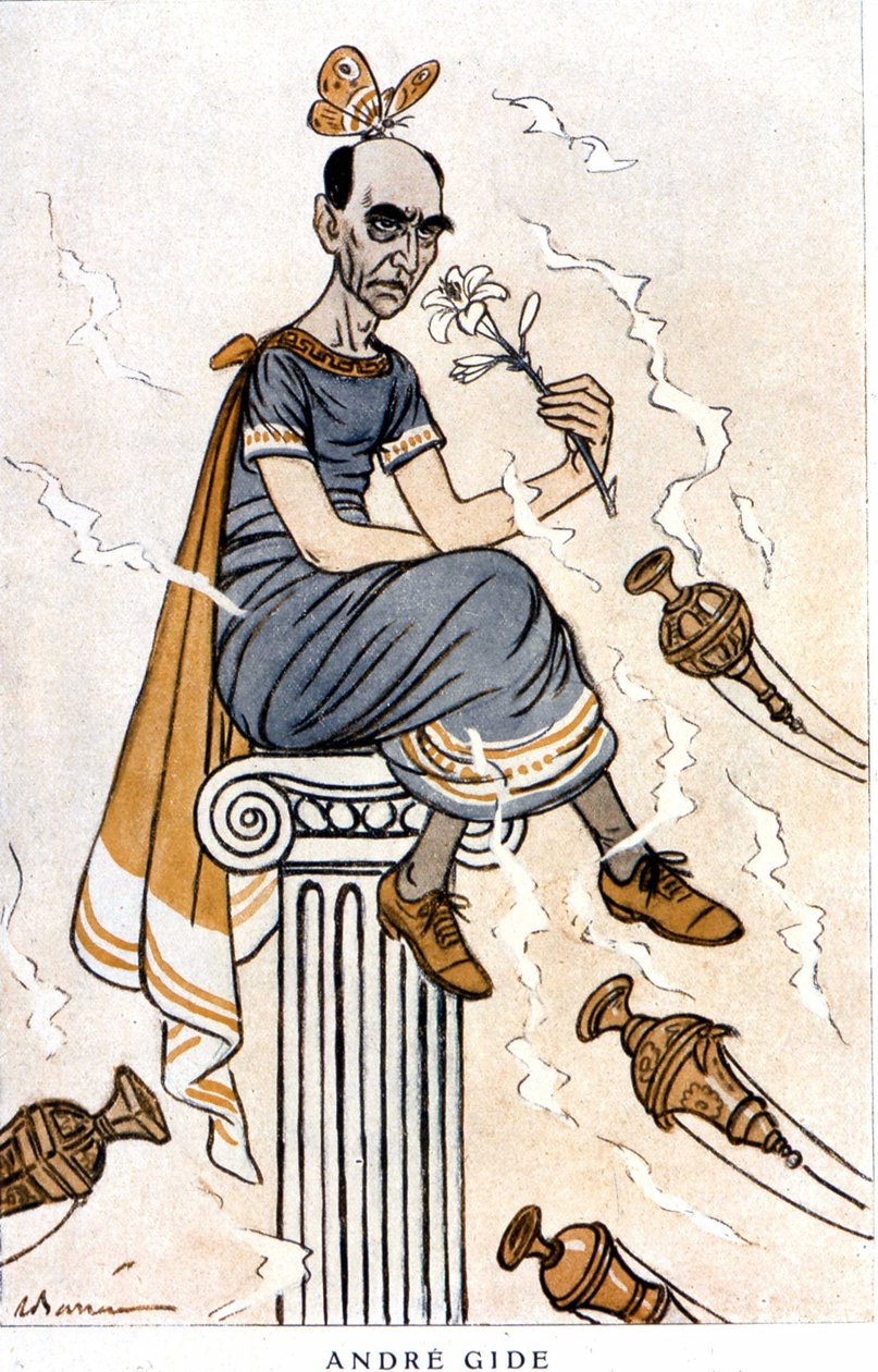 आंद्रे गिडे, या "" नर का फूल "" - बैरेरे द्वारा, "" फैंटासियो """ में 01/05/1926 से द्वारा एड्रियन बैरेरे