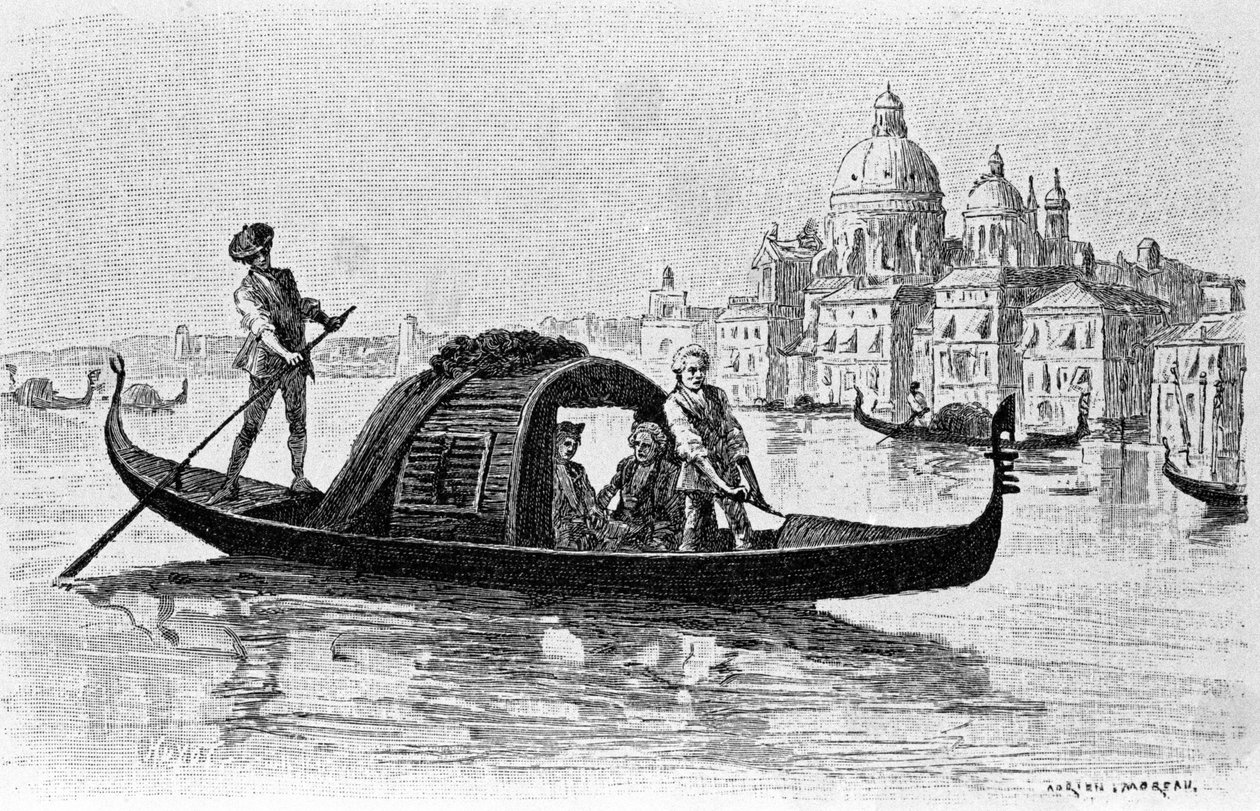एड्रियन मोरो (1843-1906) द्वारा उत्कीर्णन फ्रेंकोइस मैरी अरोएट डिट वोल्टेयर (1694-1778) द्वारा "" कैंडाइड "" को चित्रित करता है। द्वारा एड्रिएन मोरो