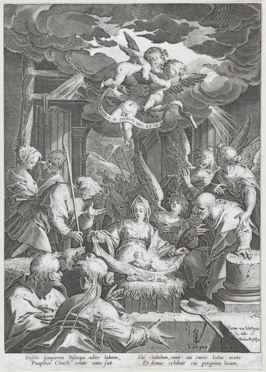 जन्म, 1588। द्वारा एजिडियस सदेलर II