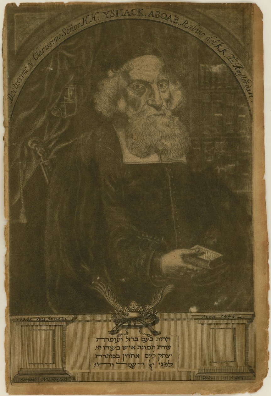 इसाक अबोब दा फोंसेका का चित्रण 1605-1693, 1681। द्वारा नागरथेगेल