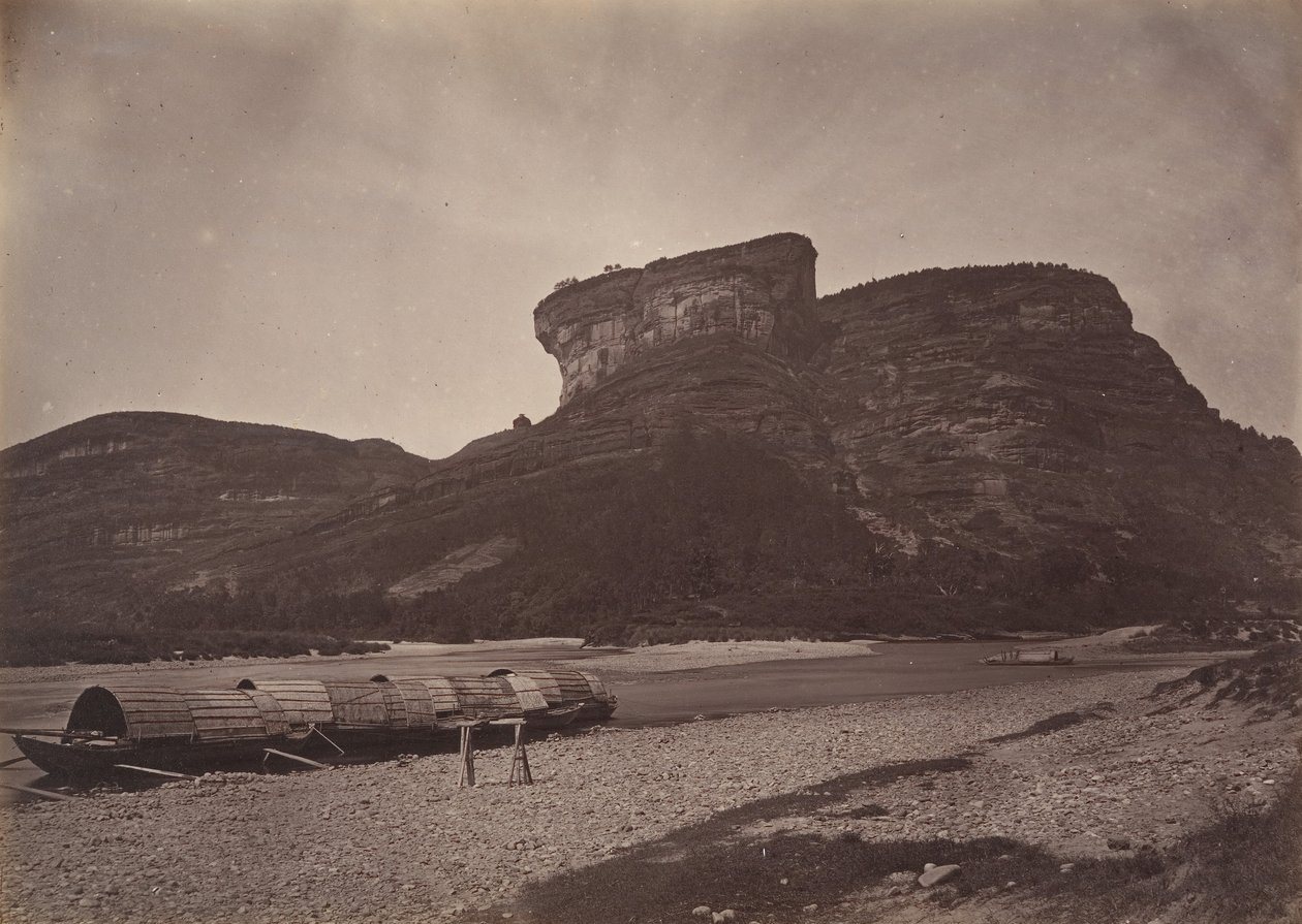 सिंग चांग टी मार्ट के पास वू ü में ताई-वांग का मंदिर, सीए। 1869. द्वारा अफोंग लाइ