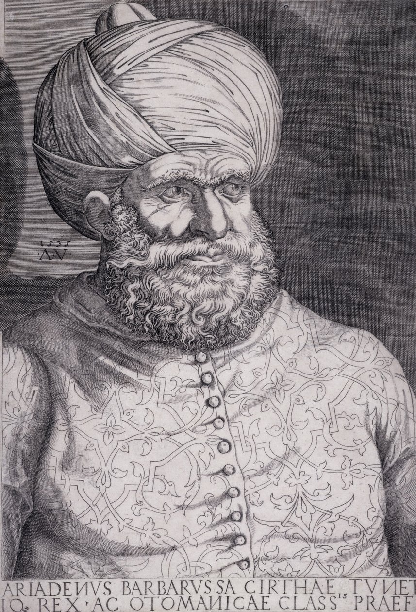 बारब्रोसा (खैर विज्ञापन-दीन) (d.1546) 1535 द्वारा अगस्टिनो मुसी
