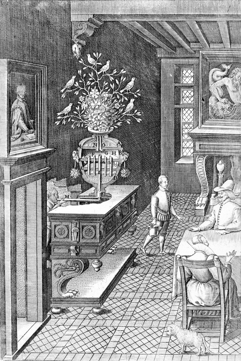 1588 में प्रकाशित &39;द डाइवर्स और कैप्टन एगोस्टिनो रामेली की कलात्मक मशीनें&39; से चित्रण द्वारा अगोस्तीनो रमेली