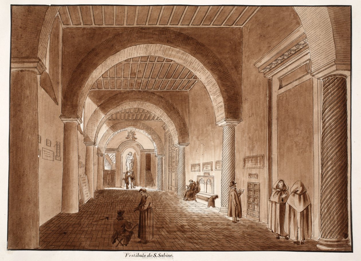 सांता सबीना, 1833 का वशीकरण द्वारा एगोस्टिनो टोफ़ानेलि