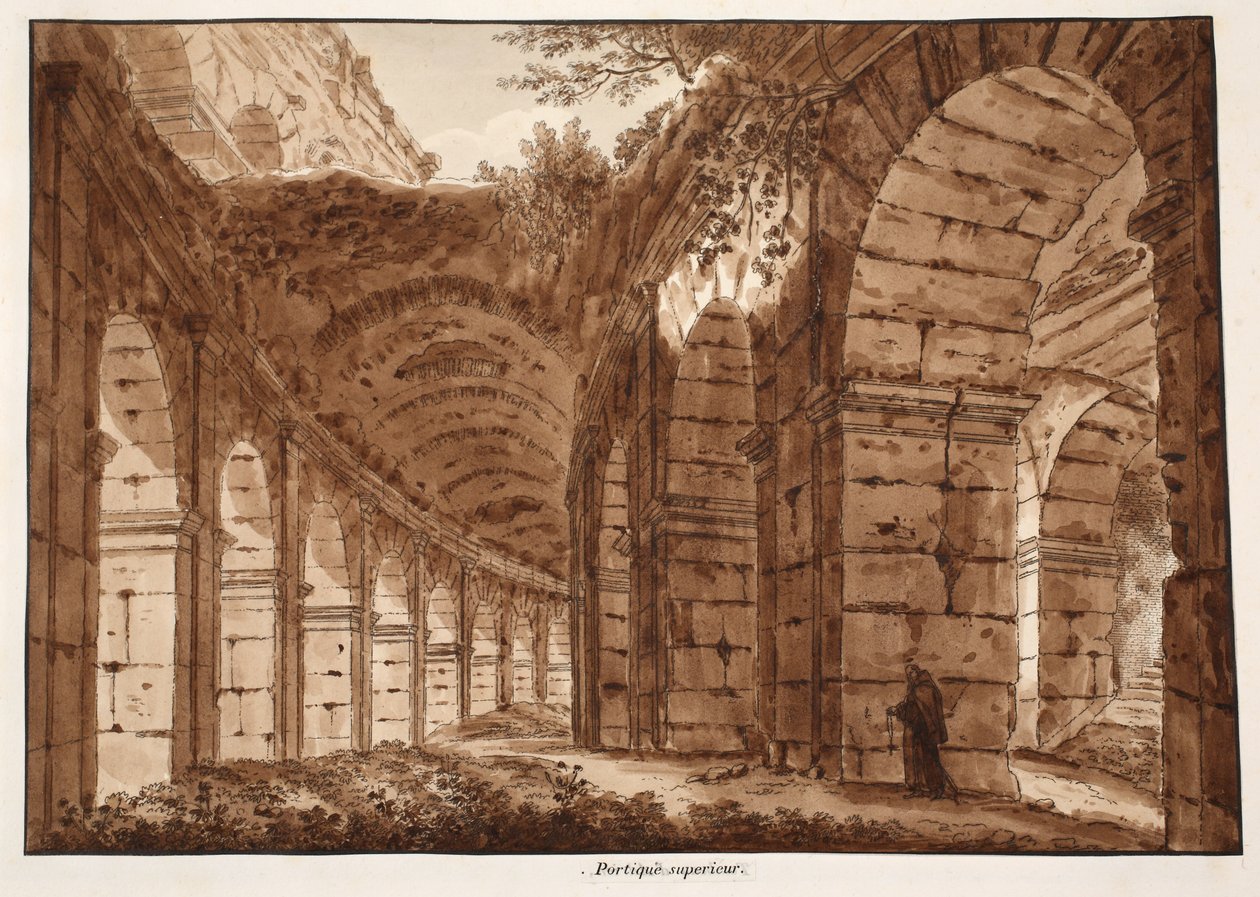 कोलोसियम, 1833 का शीर्ष भंडार द्वारा एगोस्टिनो टोफ़ानेलि