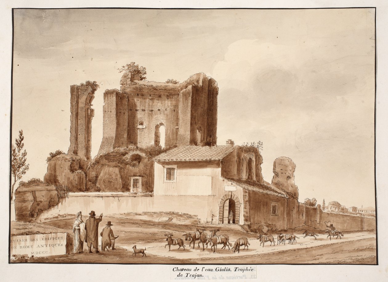 एक्वा जूलिया, 1833 का वाटर टावर द्वारा एगोस्टिनो टोफ़ानेलि