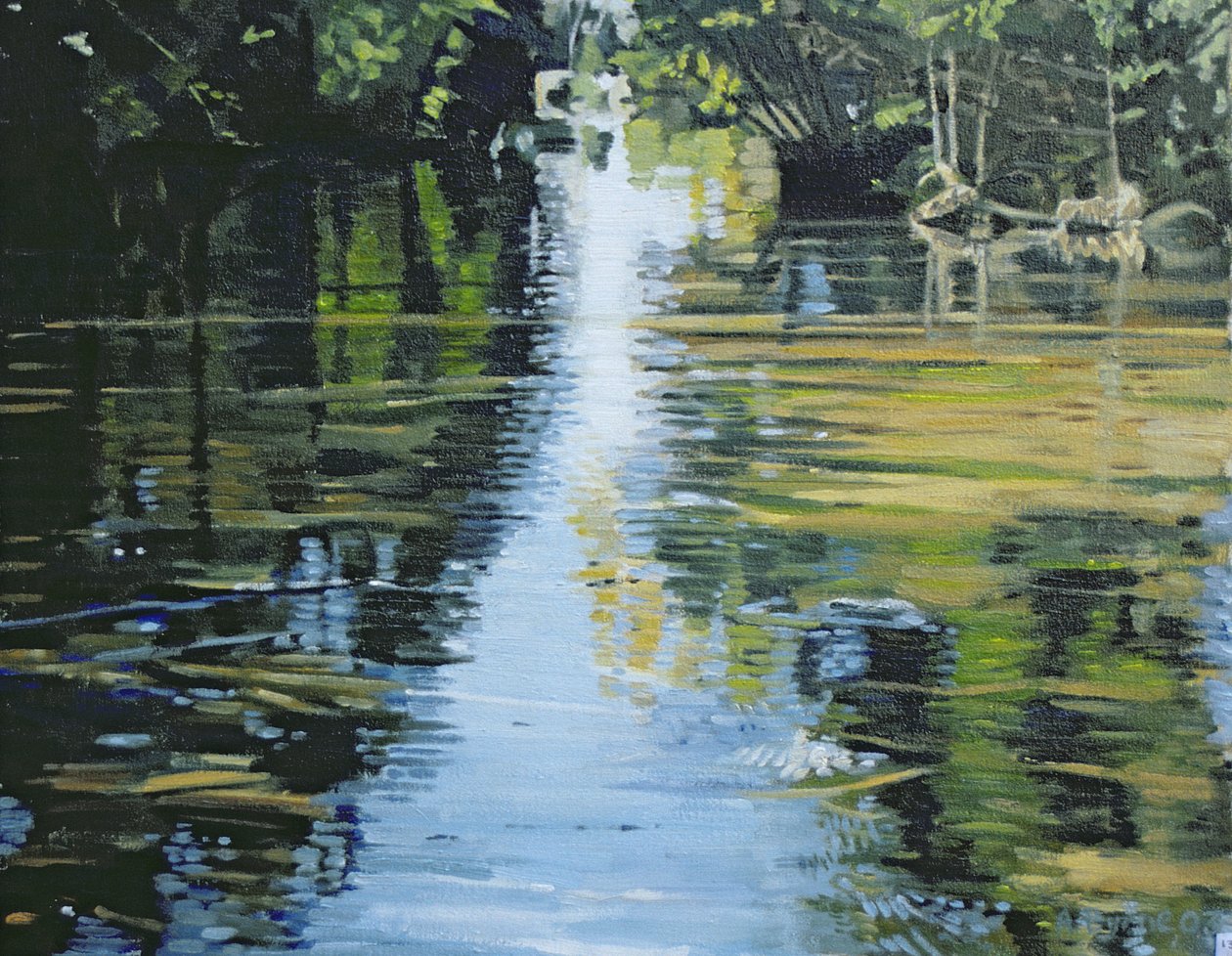शिमरिंग नदी, 2003 द्वारा एलन ब्रेन