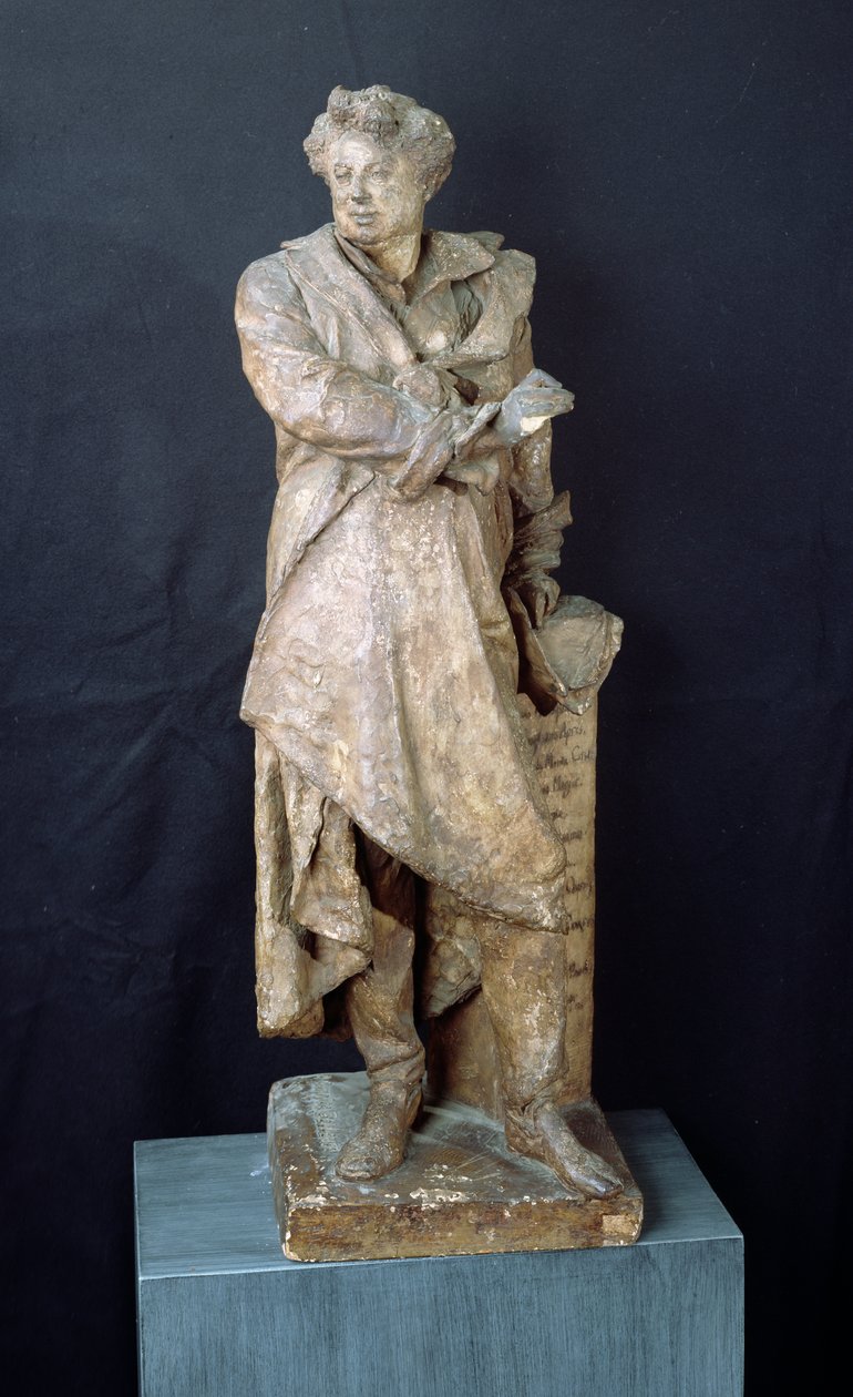 अलेक्जेंड्रे डुमास पेरे की प्रतिमा (1802-70), c.1883-87 द्वारा अल्बर्ट अर्नेस्ट कैरियर बेलेउज़