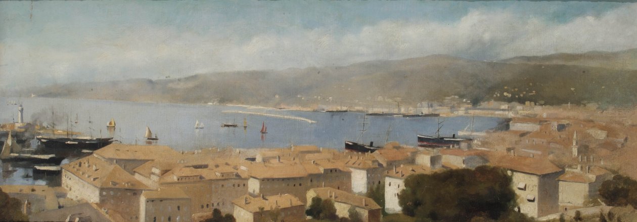 ट्राइस्टे का दृश्य, c.1889 द्वारा अल्बर्ट लेचफोर्ड