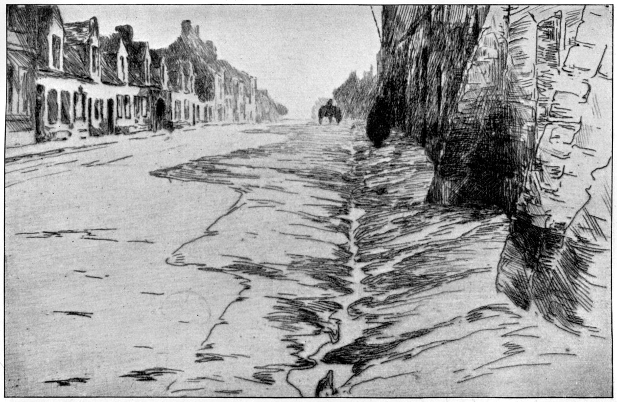 ला ग्रांडे रू, फ़्लैंडर्स, 1898। द्वारा अल्बर्ट बार्टसन