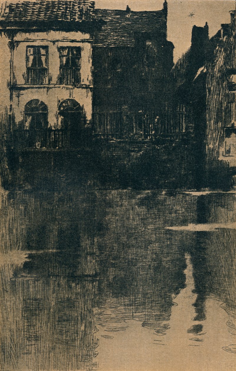 पुराने मकान पानी से, c1886-1906, 1906-7 द्वारा अल्बर्ट बार्टसन