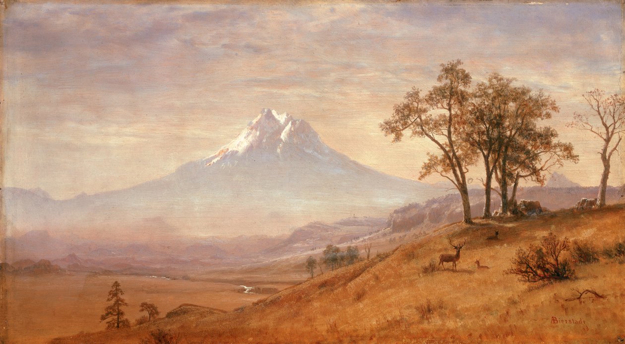 माउंट हूड, 1863 द्वारा अल्बर्ट बिएरस्टाड