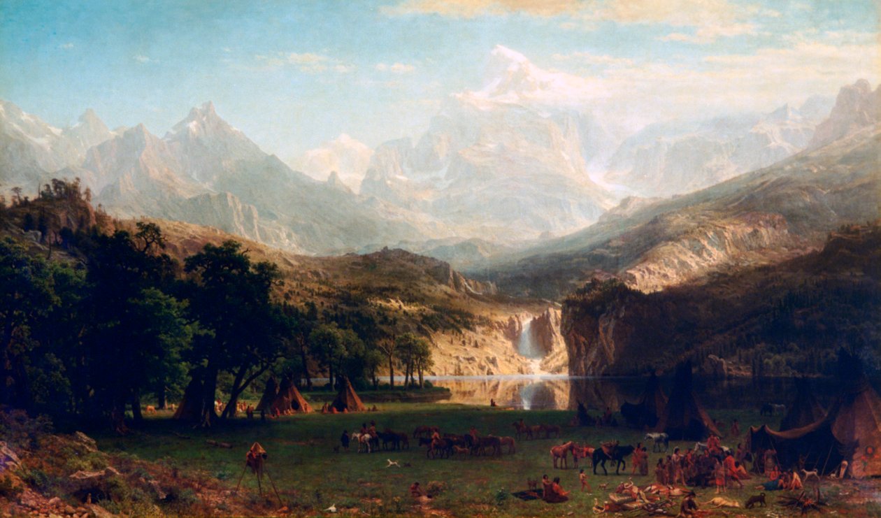 रॉकी पर्वत, लैंडर्स पीक, 1863 द्वारा अल्बर्ट बिएरस्टाड