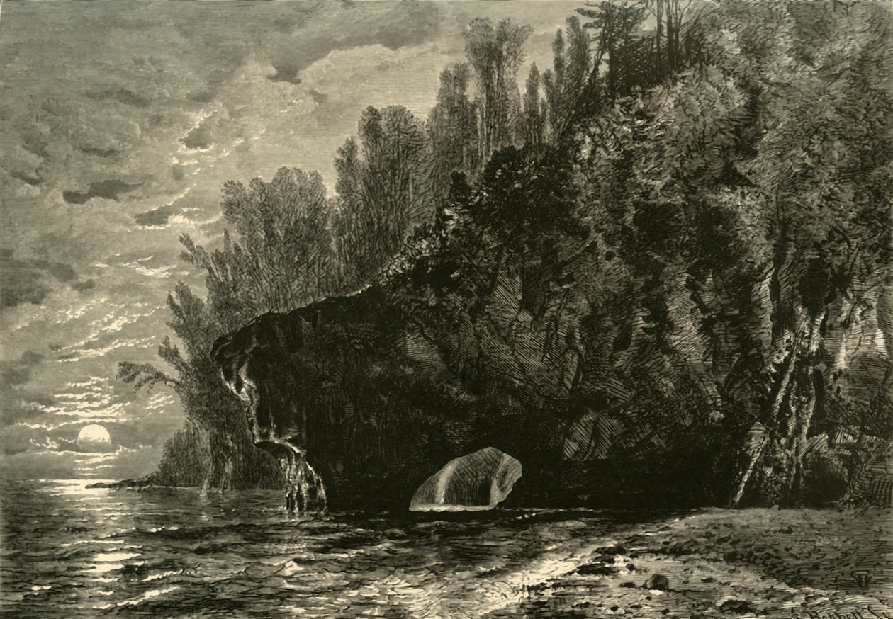 स्पिरिट हार्बर, 1872। द्वारा अल्बर्ट बोबेट