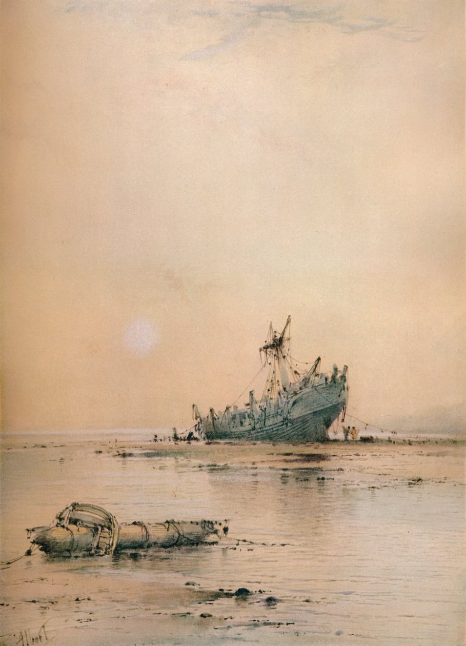 Leigh में कम ज्वार, c1899 द्वारा अल्बर्ट अर्नेस्ट मार्क्स