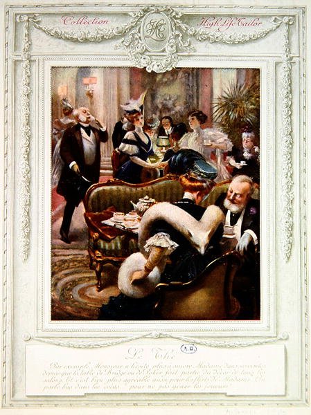 'ले द', c.1910 (कलर लिथो) द्वारा अल्बर्ट गिलौम