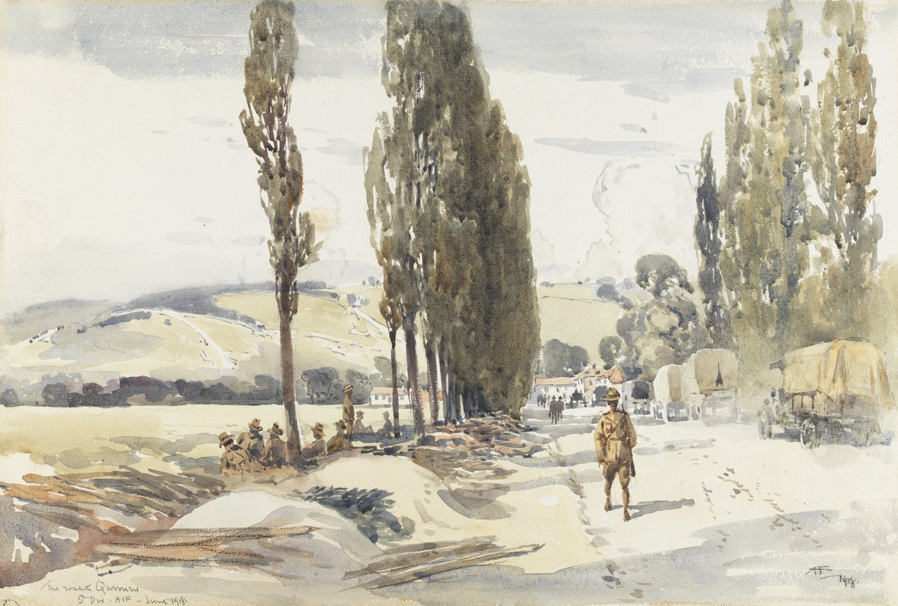 क्वेरीयू के लिए सड़क, 1918 द्वारा अल्बर्ट हेनरी फुलवुड