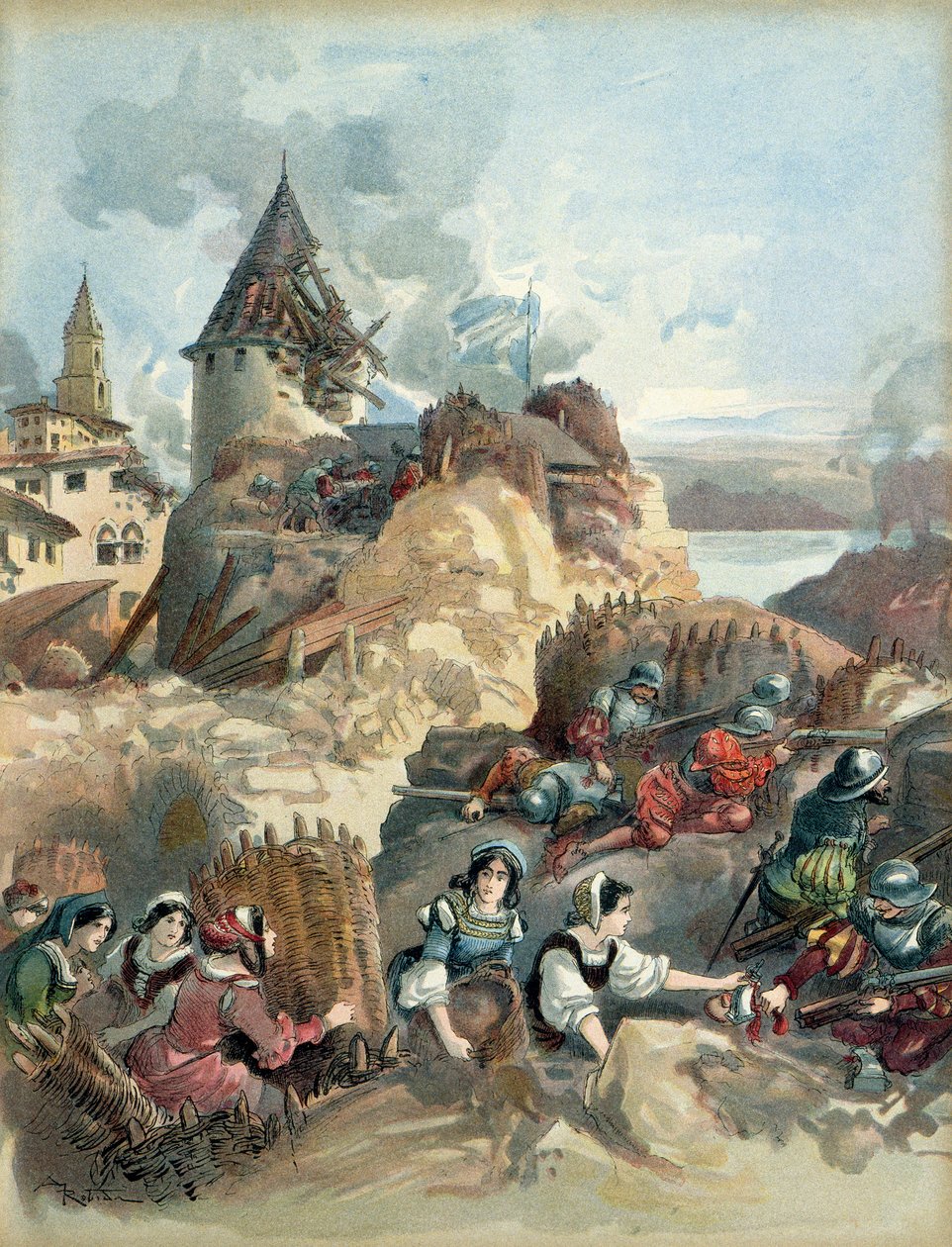 छठा इतालवी युद्ध द्वारा अल्बर्ट रोबिडा