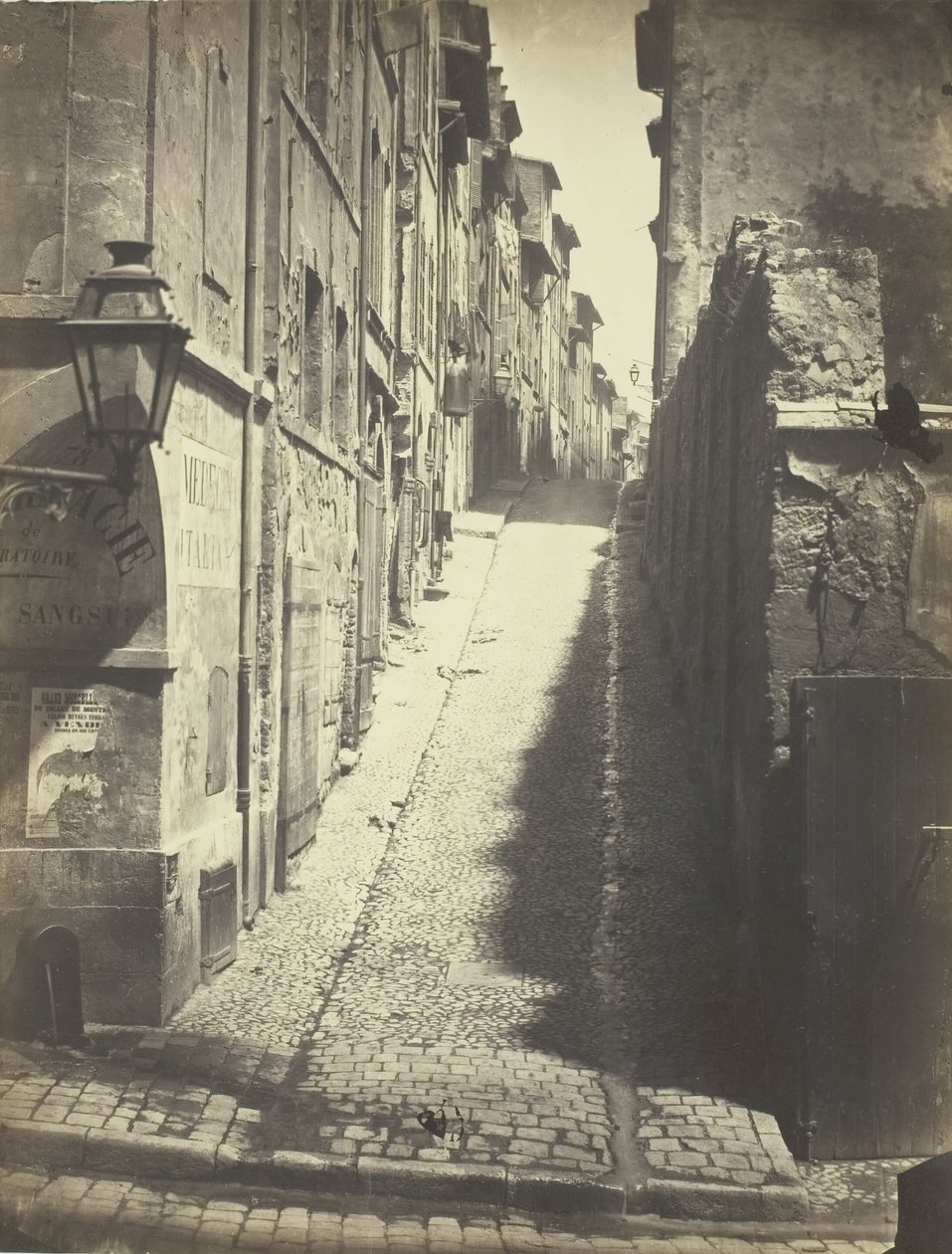 Rue des Grands Carmes, Rue Ste से लिया गया दृश्य। मार्था, 1862। द्वारा अल्बर्ट टेरिस