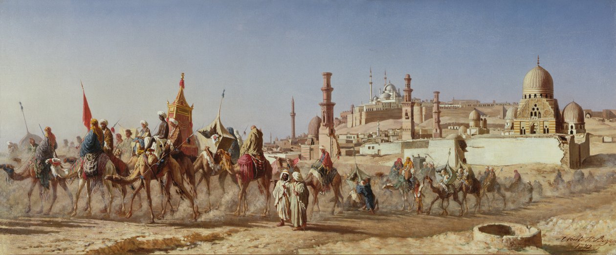 द कारवां, 1872 द्वारा अल्बर्टो बूज़ो