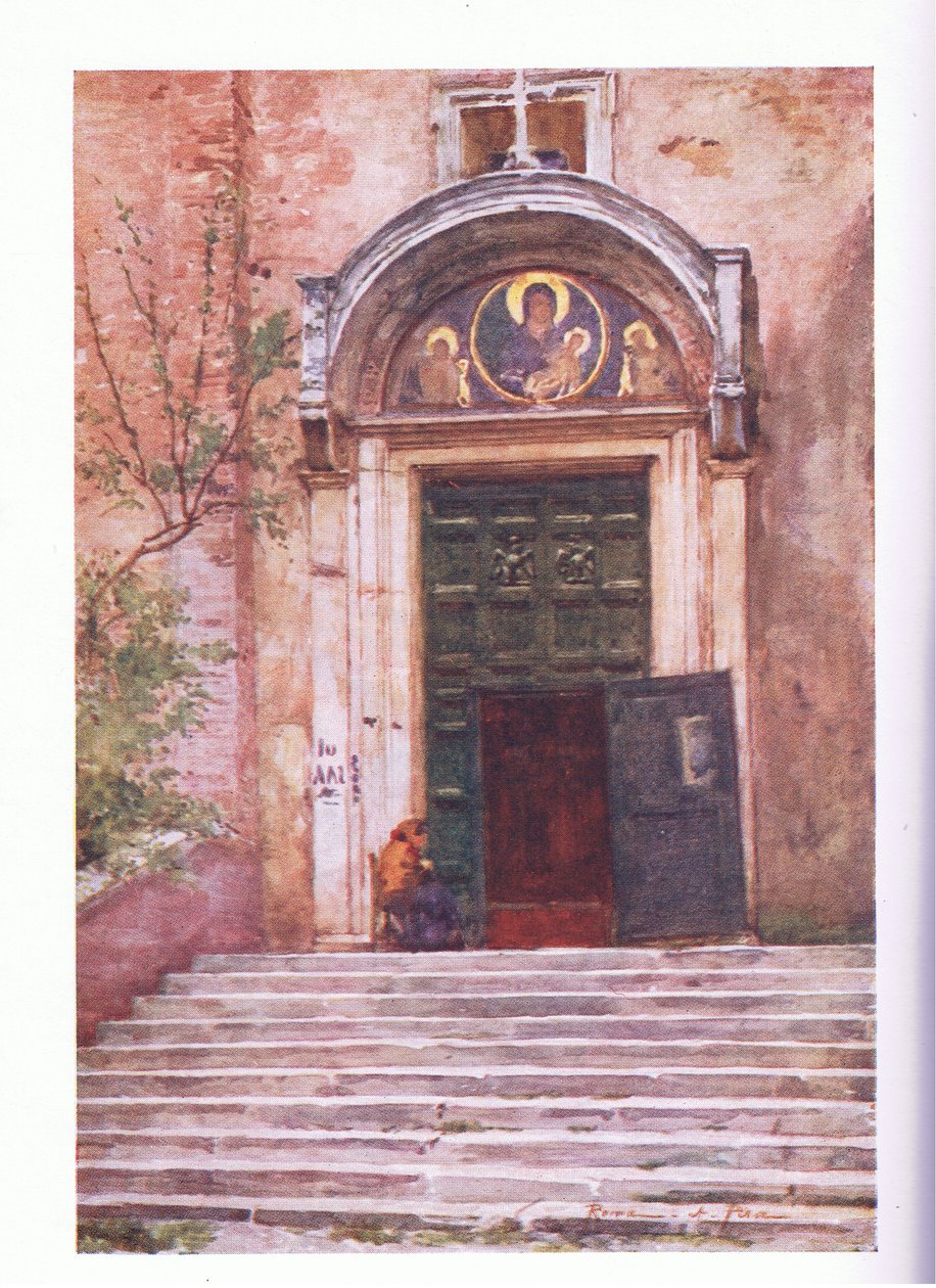 मंच से आरा कोयली में प्रवेश, रोम से ए एंड सी ब्लैक लिमिटेड, 1925 द्वारा प्रकाशित द्वारा अल्बर्टो पीसा