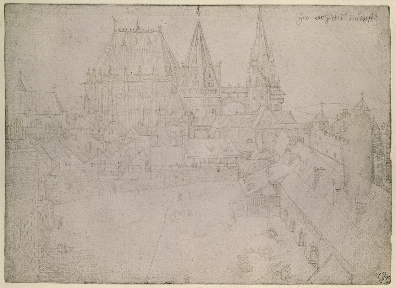 आचेन में मिनिस्टर, 1520 (कागज पर चांदी की चौकी) द्वारा अल्ब्रेक्ट ड्यूरर