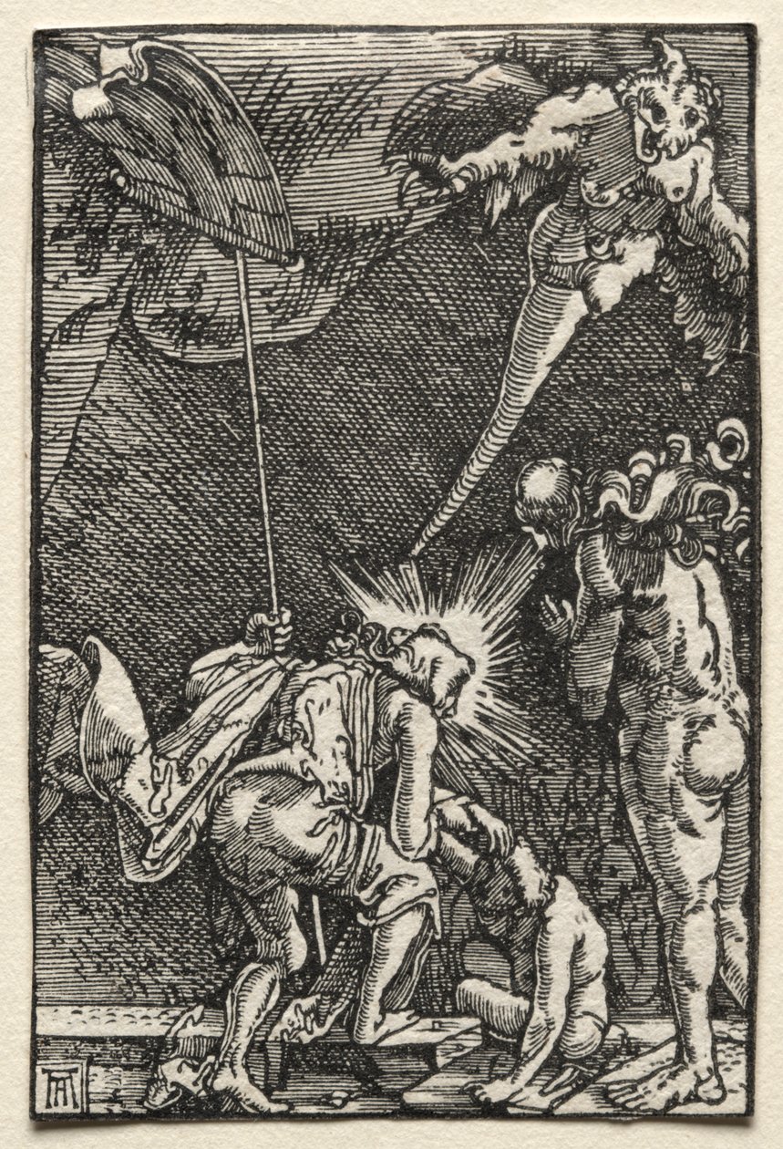 मनुष्य का पतन और मुक्ति: नर्क में उतरना, c. 1515 द्वारा अल्ब्रेक्ट अल्टरडोरर