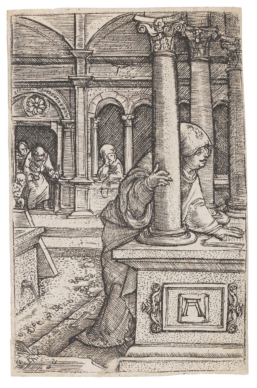 मंदिर में बारह वर्षीय यीशु की खोज करने वाली वर्जिन मैरी, c. 1519. द्वारा अल्ब्रेक्ट अल्टरडोरर