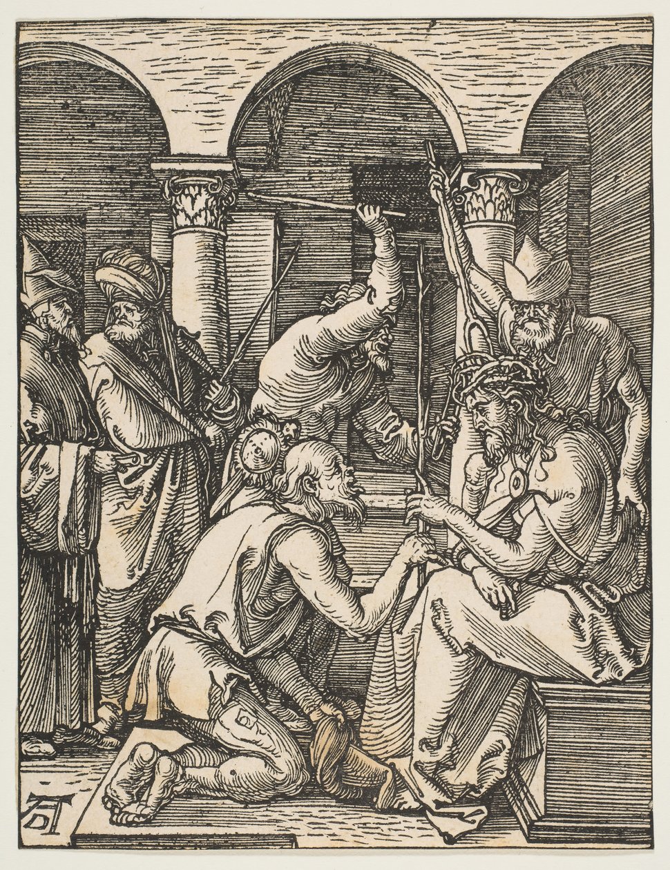 क्राइस्ट का ताज कांटों के साथ, द स्मॉल पैशन से, ca. 1509। द्वारा अल्ब्रेक्ट ड्यूरर