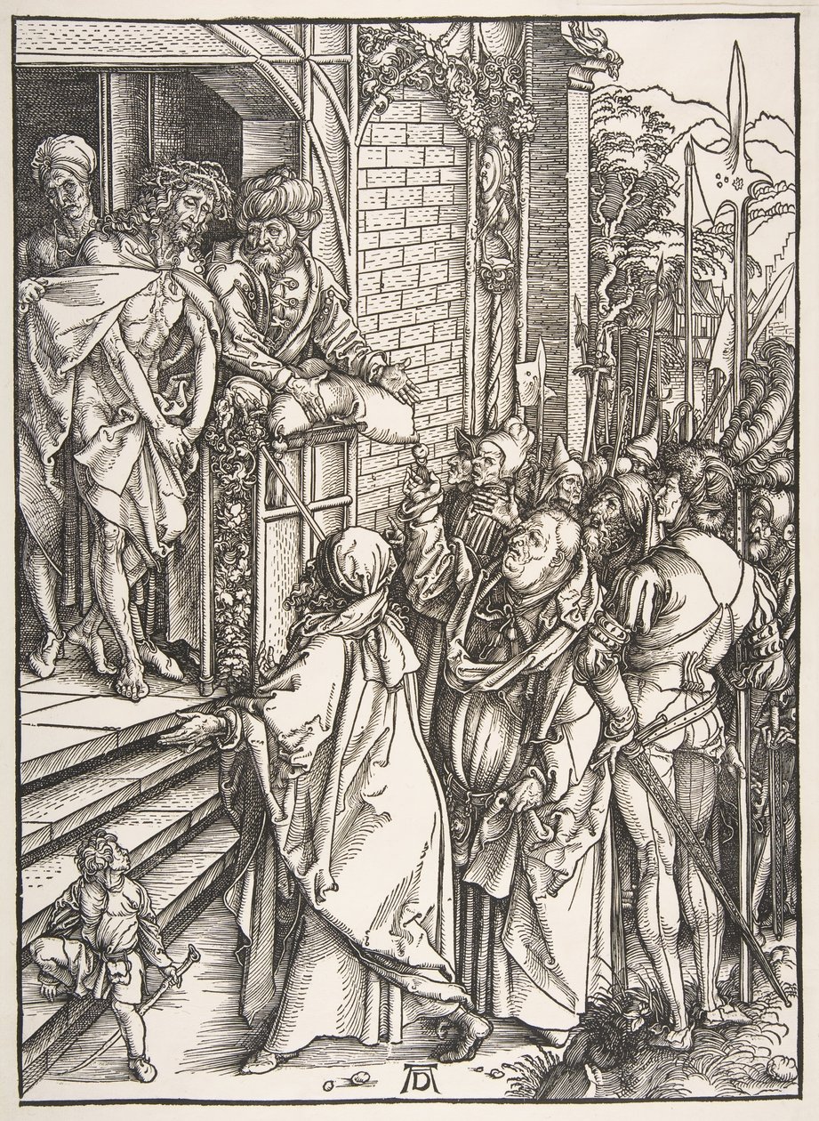 एकस होमो, सीरीज़ द लार्ज पैशन से ca. 1498-1499। द्वारा अल्ब्रेक्ट ड्यूरर