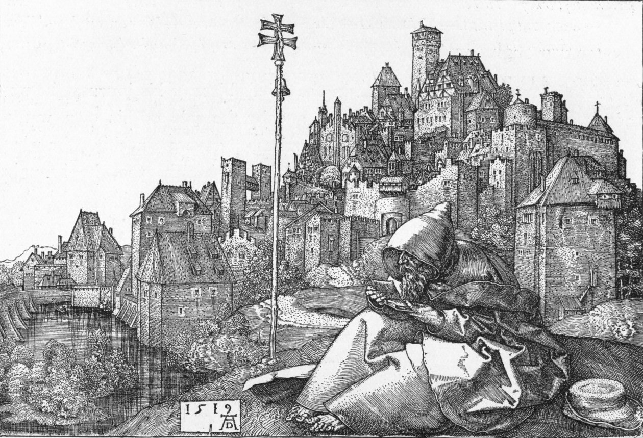 सेंट एंथोनी रीडिंग, 1519, 1906 द्वारा अल्ब्रेक्ट ड्यूरर