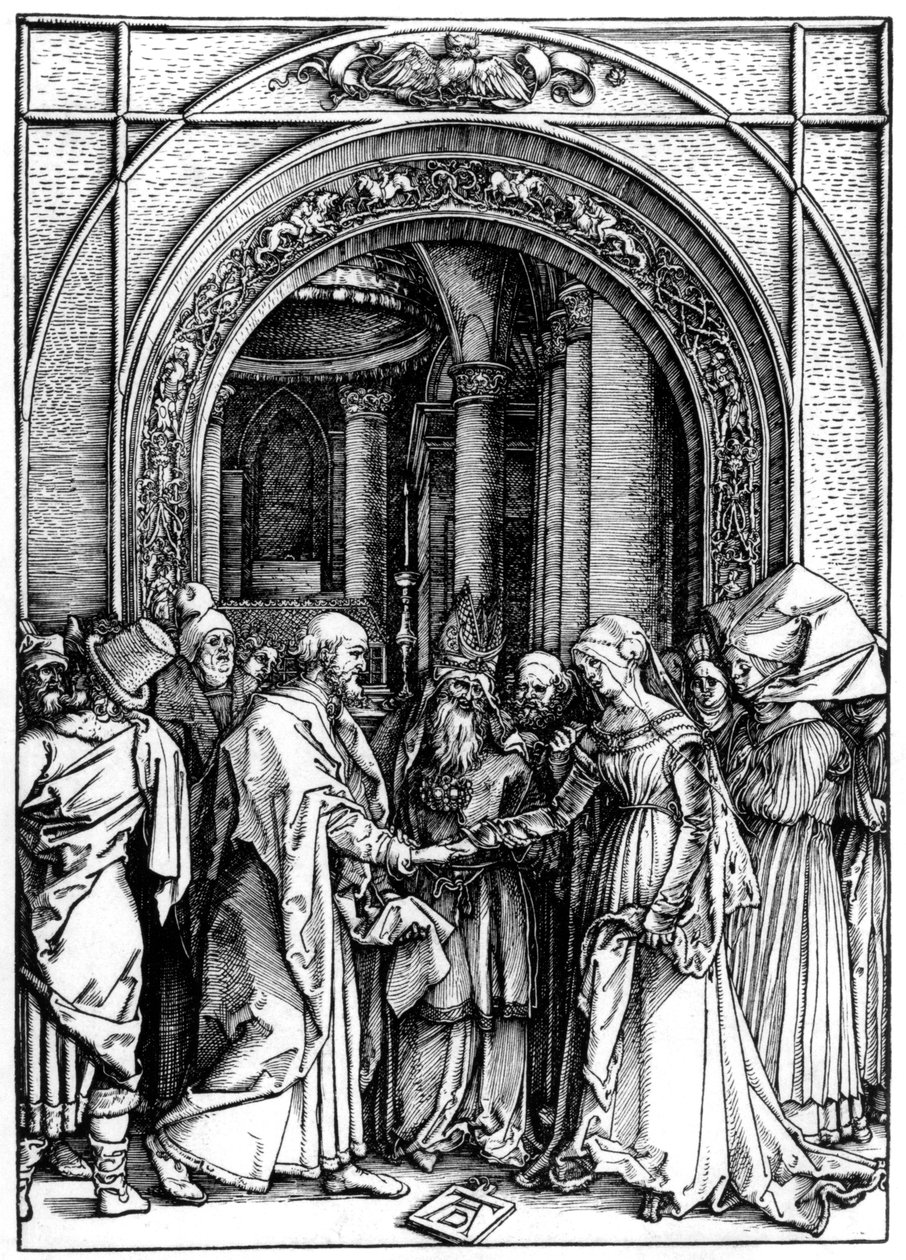 द लाइफ ऑफ़ द वर्जिन से द वर्जिन ऑफ़ द वर्जिन, c.1504 द्वारा अल्ब्रेक्ट ड्यूरर