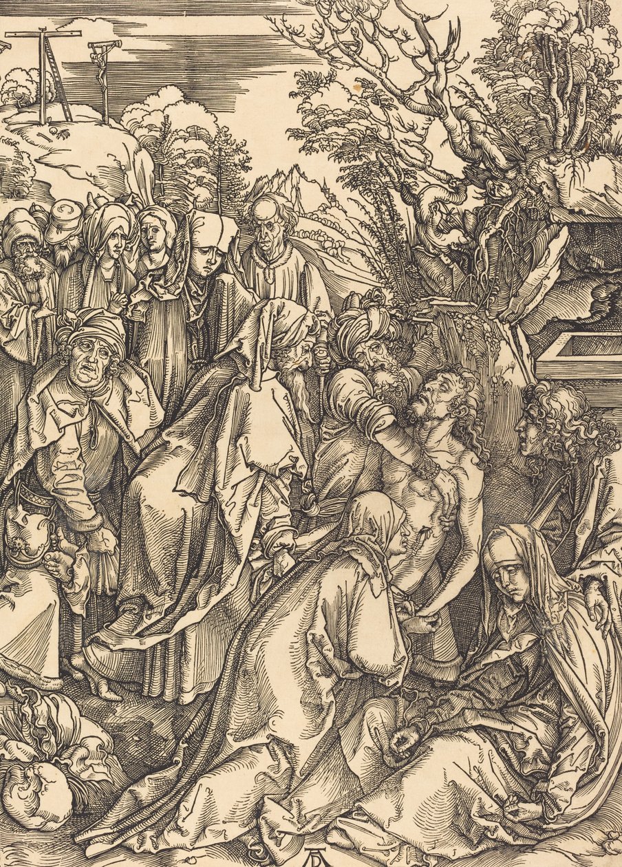 द डिपोजिशन, सी। 1497. द्वारा अल्ब्रेक्ट ड्यूरर