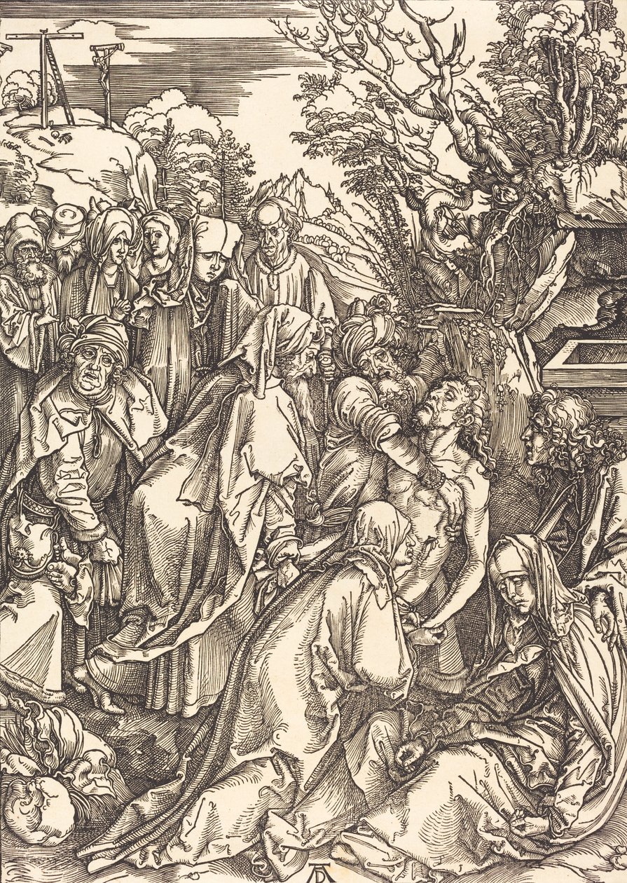 द डिपोजिशन, सी। 1497. द्वारा अल्ब्रेक्ट ड्यूरर