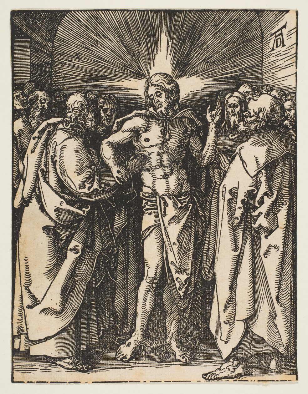 द डाउटिंग थॉमस, द स्मॉल पैशन से, ca. 1510। द्वारा अल्ब्रेक्ट ड्यूरर