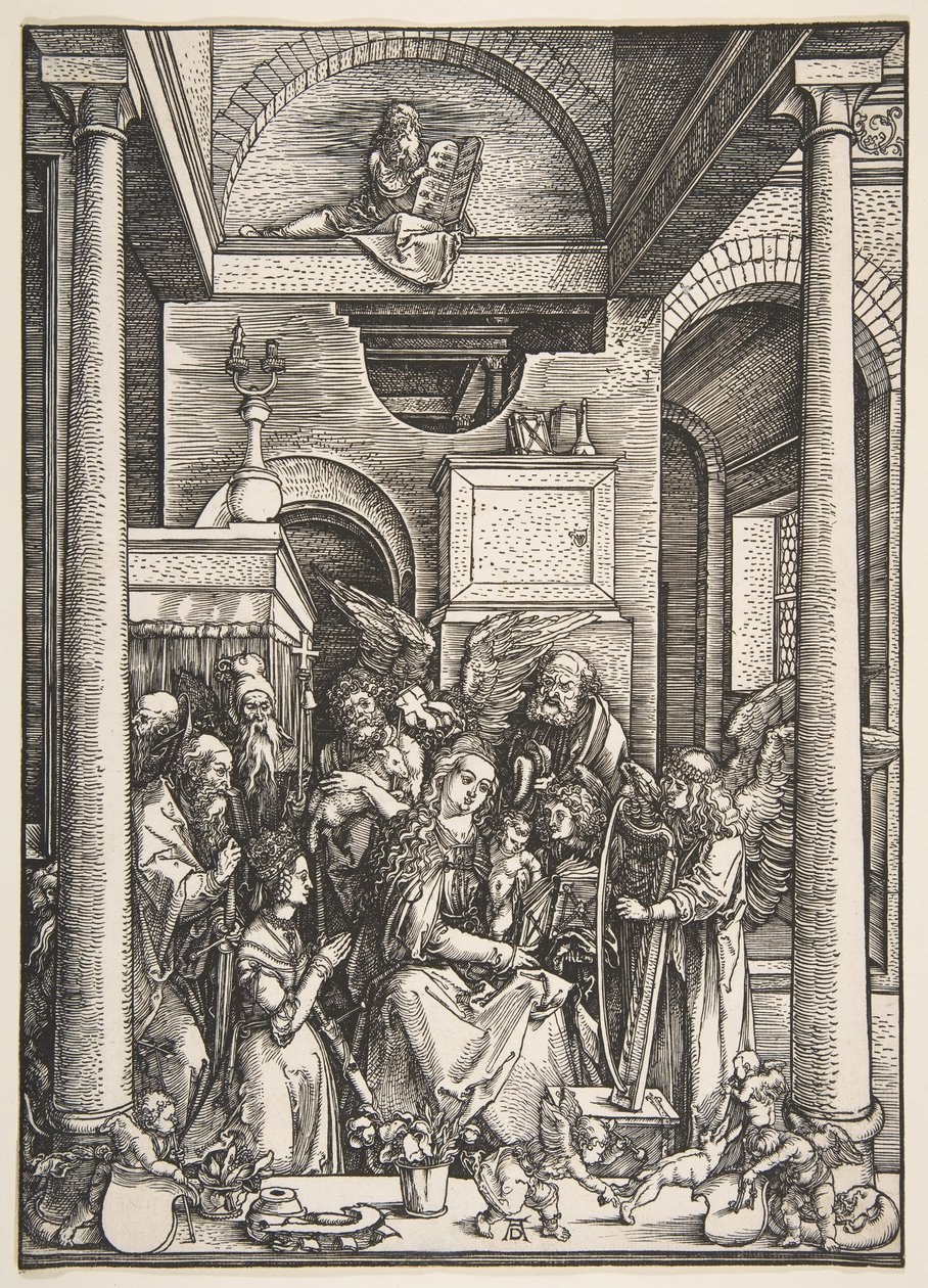 वर्जिन का जीवन, वर्जिन के जीवन से, ca. 1502। द्वारा अल्ब्रेक्ट ड्यूरर