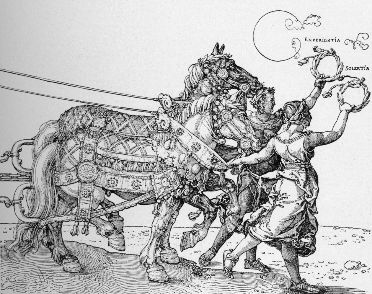 द ग्रेट ट्रम्पहाल कार्ट ऑफ़ सम्राट मैक्सिमिलियन, 1523, 1906 द्वारा अल्ब्रेक्ट ड्यूरर