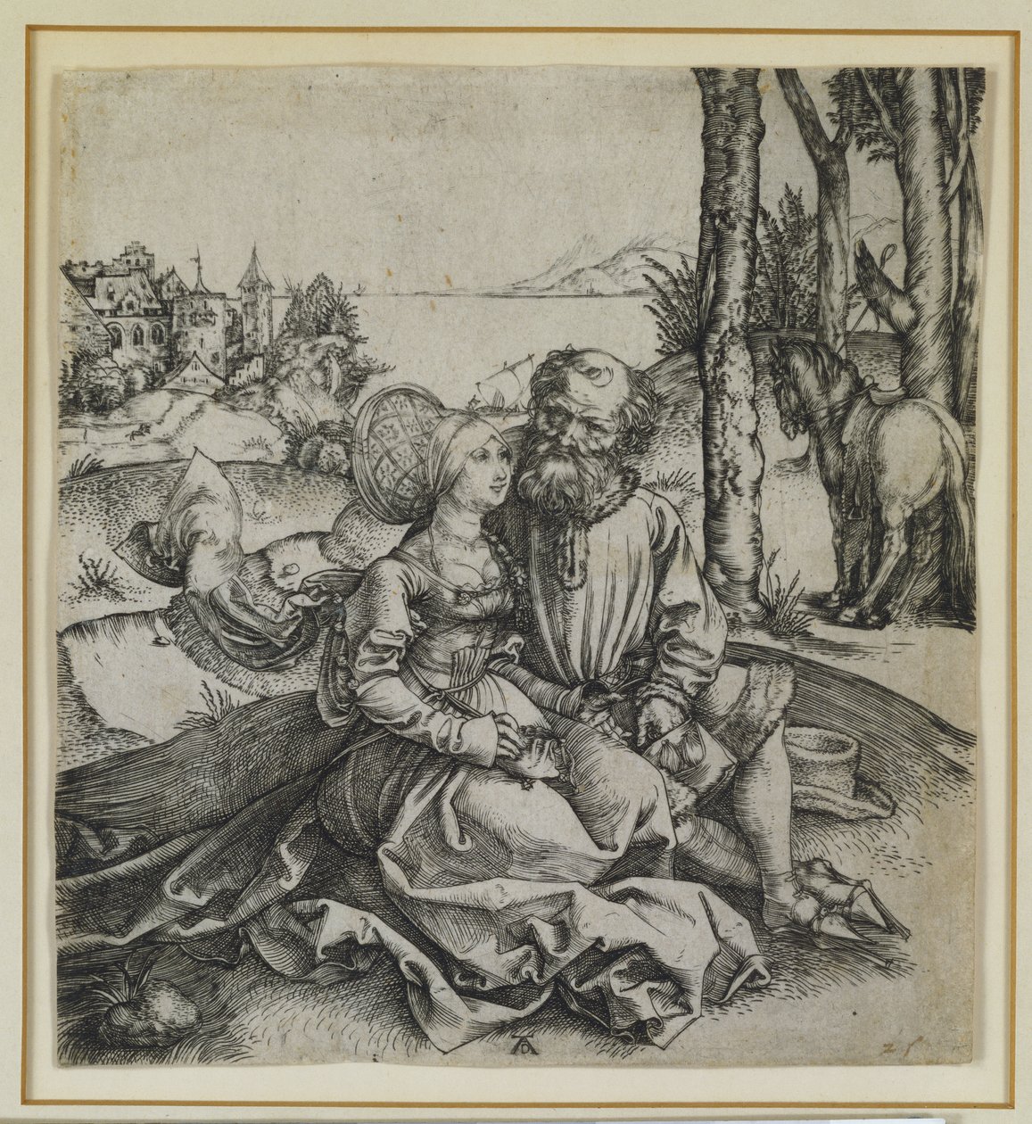 द इल एसरेटेड कपल, c.1495 द्वारा अल्ब्रेक्ट ड्यूरर