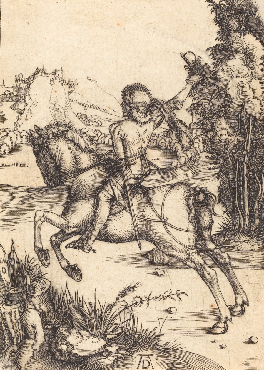 द लिटिल कूरियर, सी। 1496. द्वारा अल्ब्रेक्ट ड्यूरर
