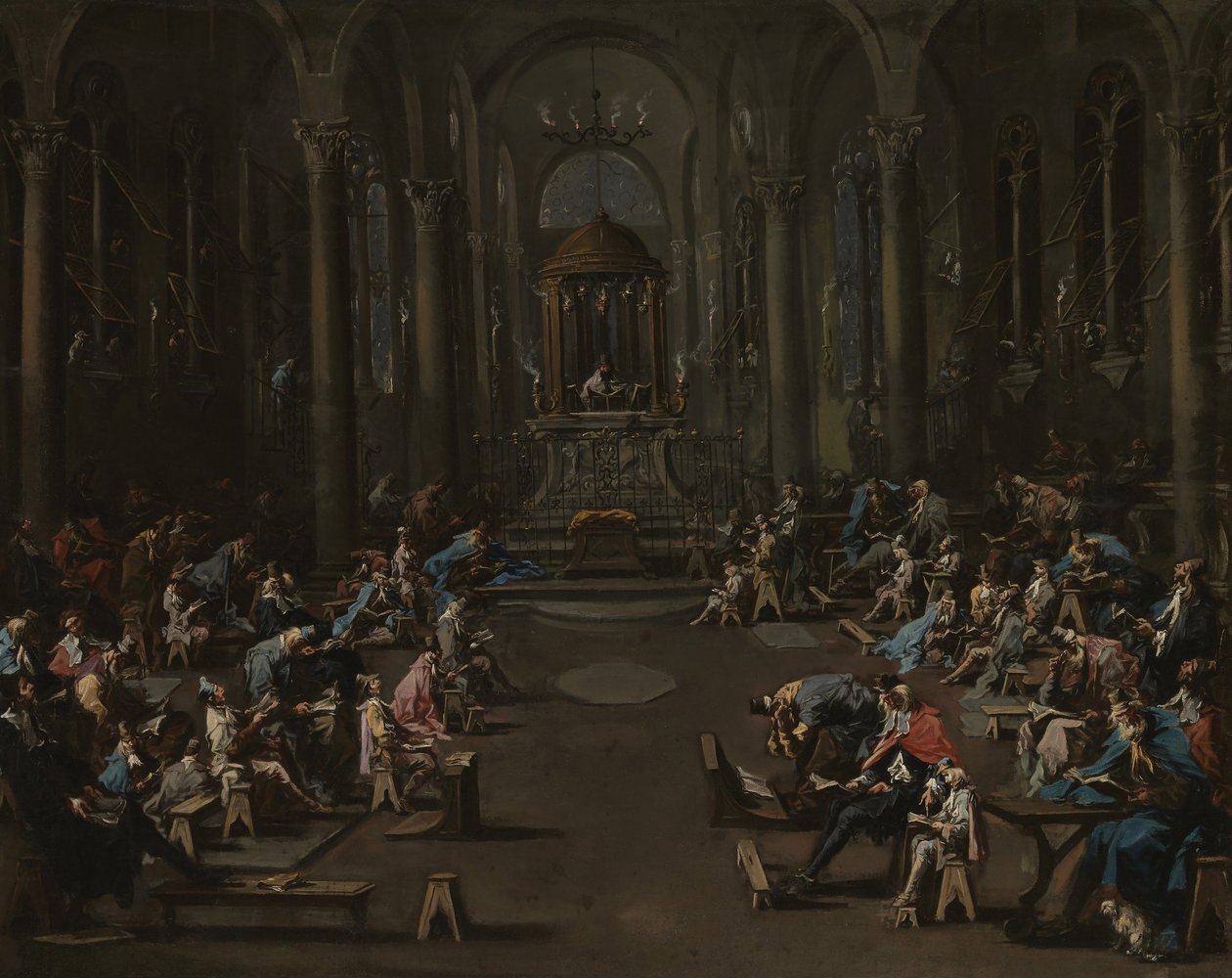 आराधनालय, 1725-35 द्वारा एलेसेंड्रो मैग्नासको